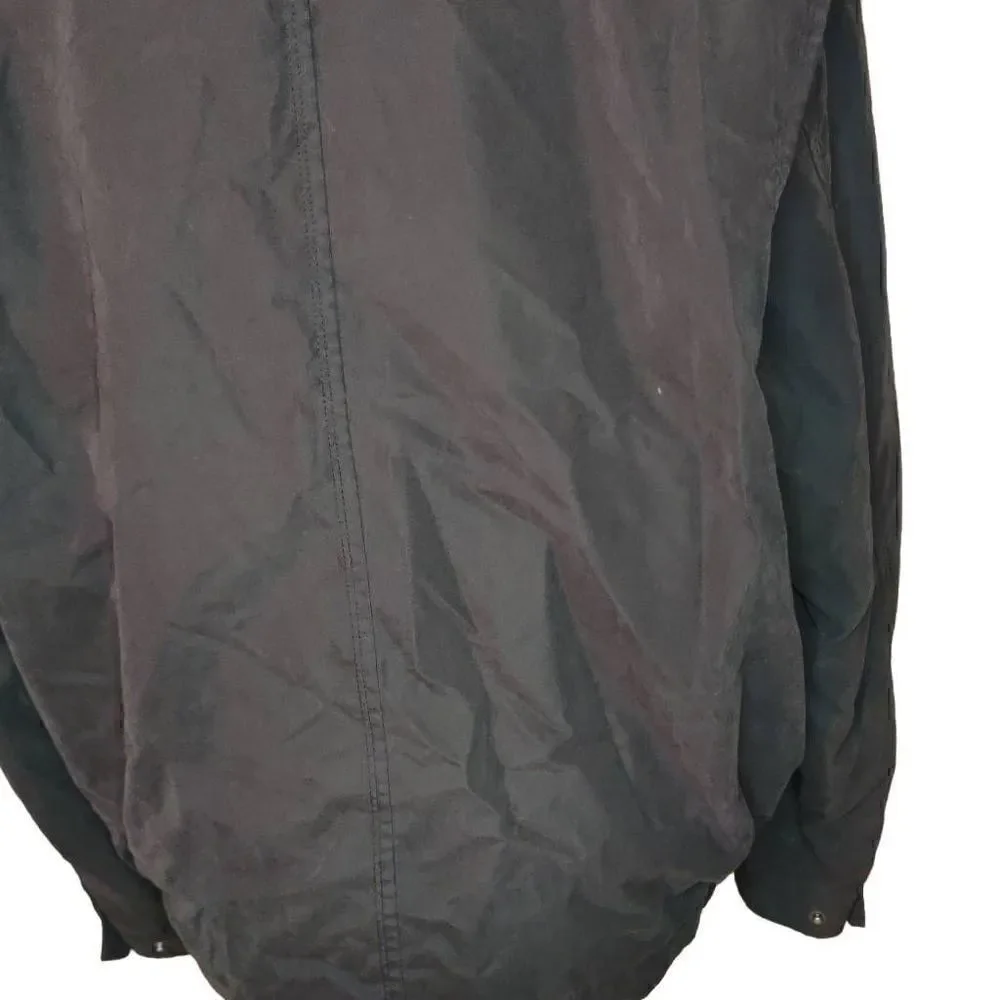 London Fog Men’s Auburn Zip-Front Golf Jacket Dark Brown Large